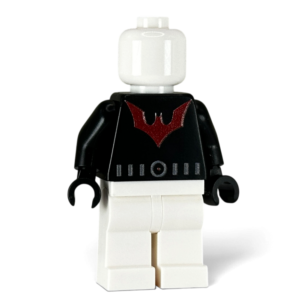 MW Minifigs custom Batman Beyond torso print, official LEGO minifigure parts