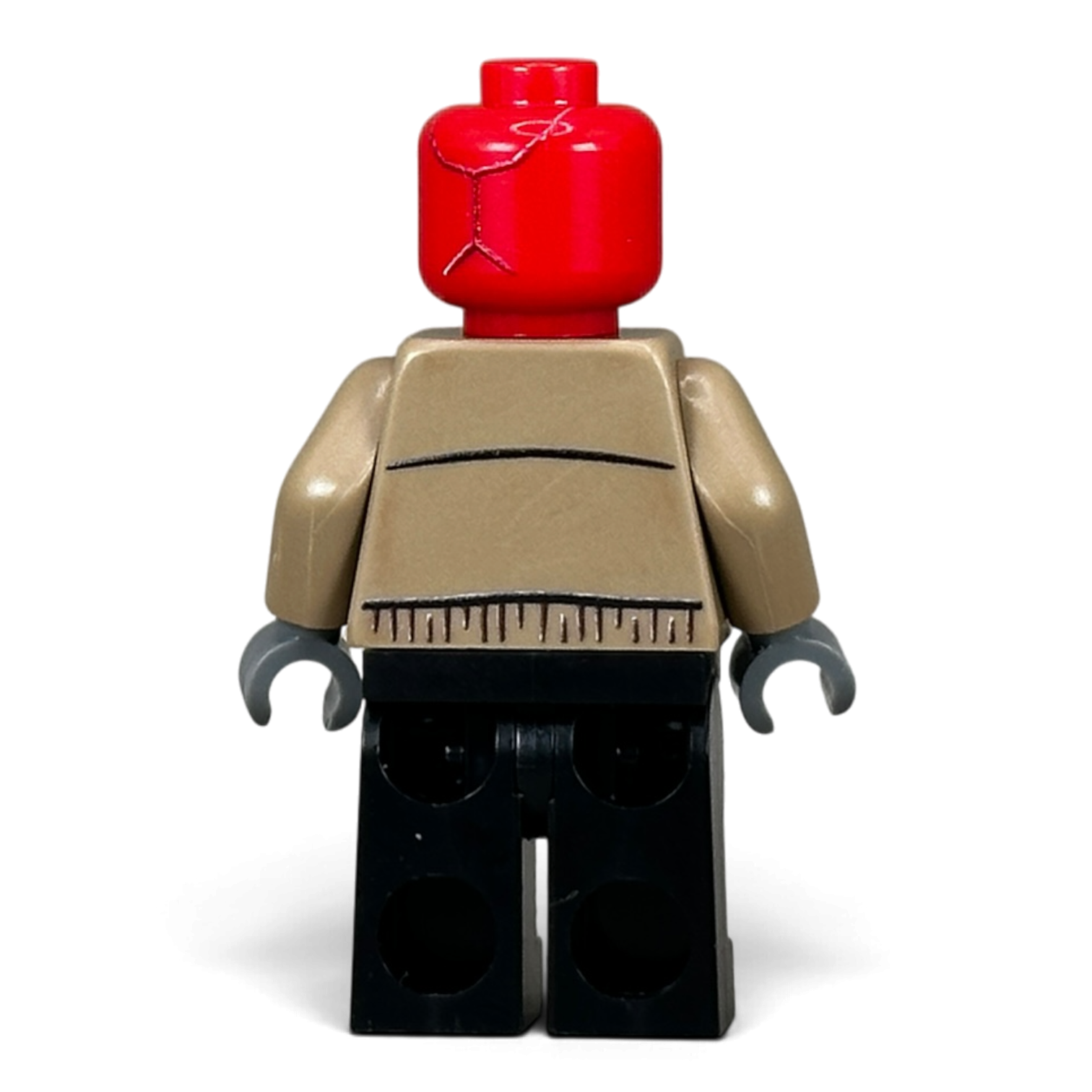 Side view of custom Red Hood 2016 LEGO minifigure, UV-printed by MW Minifigs
