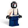 MW Minifigs custom Bane LEGO minifigure, 2007 line, with printed torso