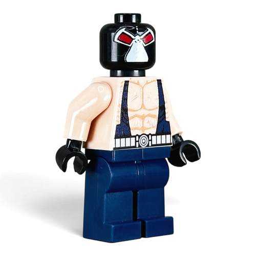 MW Minifigs custom Bane LEGO minifigure, 2007 line, with printed torso