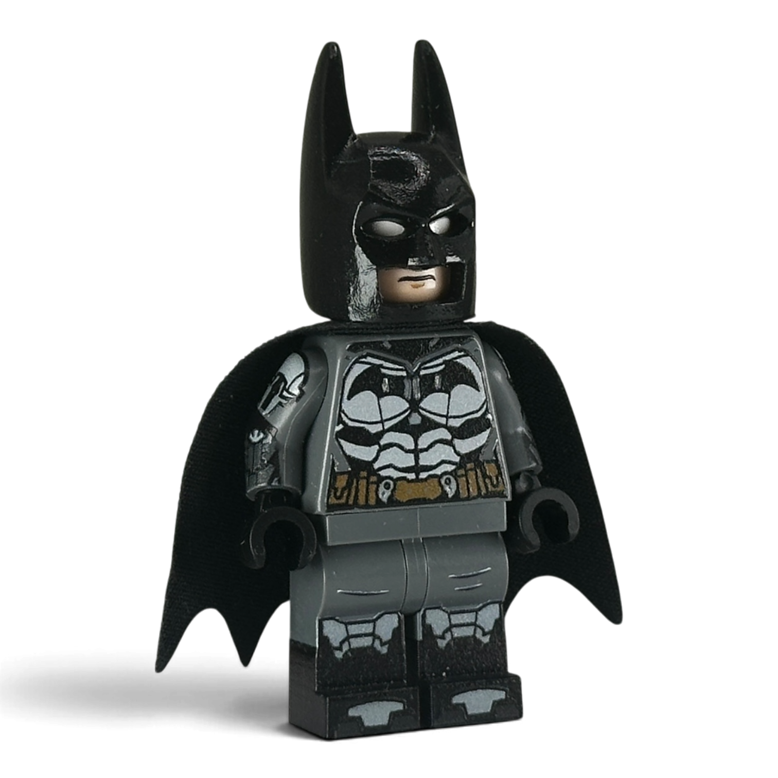 MW Minifigs custom Arkham Knight Batman LEGO minifigure, Legacy of the Dark Knight line