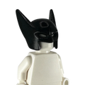 MW Minifigs resin-printed custom Batman Beyond cowl for LEGO minifigures