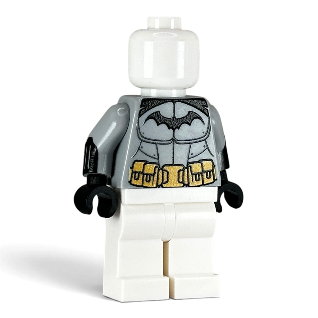 MW Minifigs custom Batman Arkham Asylum torso print, official LEGO minifigure parts