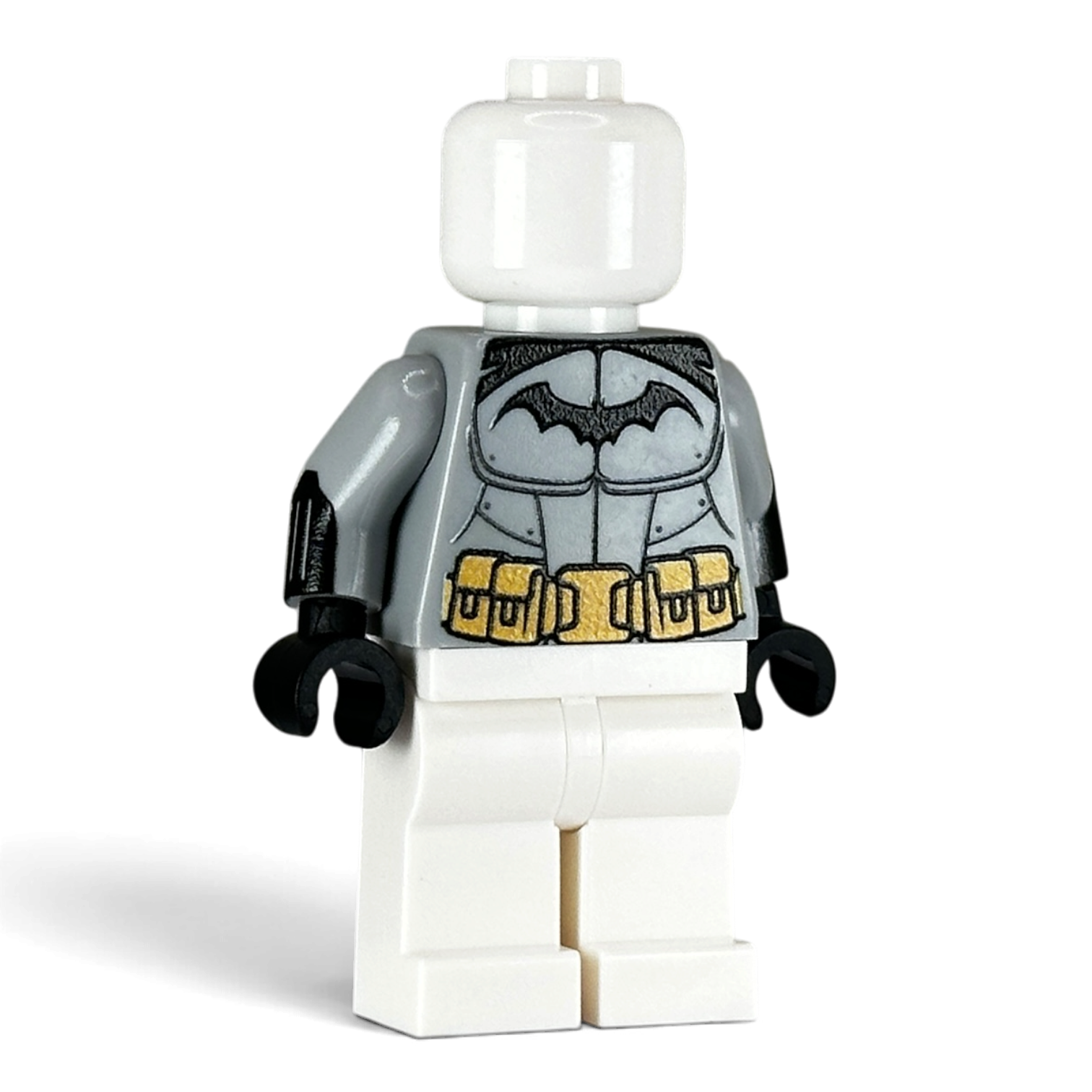 MW Minifigs custom Batman Arkham Asylum torso print, official LEGO minifigure parts