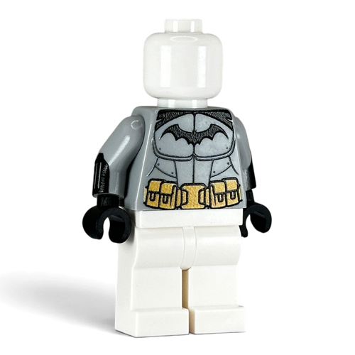 MW Minifigs custom Batman Arkham Asylum torso print, official LEGO minifigure parts