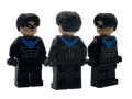 MW Minifigs custom Nightwing LEGO minifigure, Animated Series variant, Legacy of the Dark Knight line